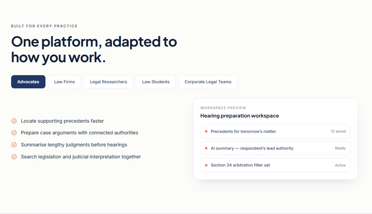 Audience segments with a workspace preview