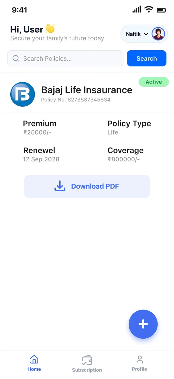 Policy detail